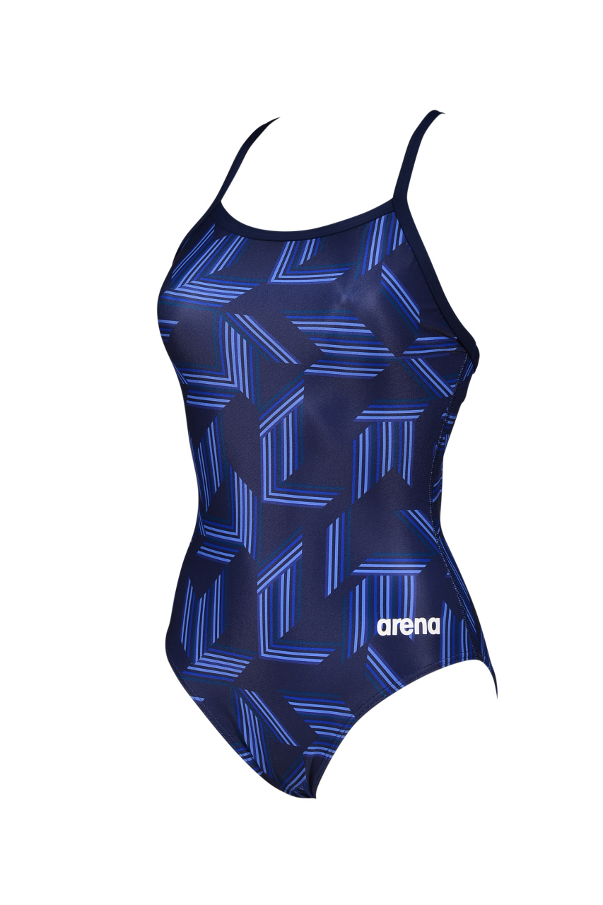 Arena Puzzled Light Drop Back Varsity Swim Shop